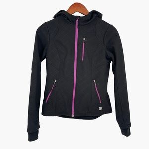 Blanc Noir Full Zip Hooded Active‎ Jacket